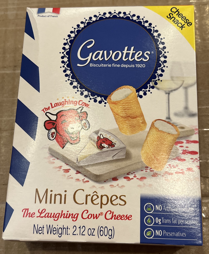 Bánh Gavottes với Cheese Đầu bò